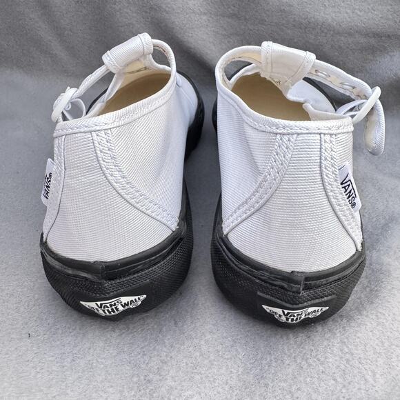 Vans Premium Style 93 Mary Jane White Pearlized Coated Canvas Sneakers Womens 8 - Picture 8 of 12